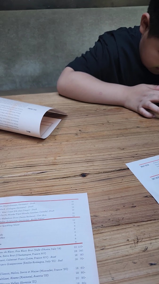 Gjelina Menu - Image 1