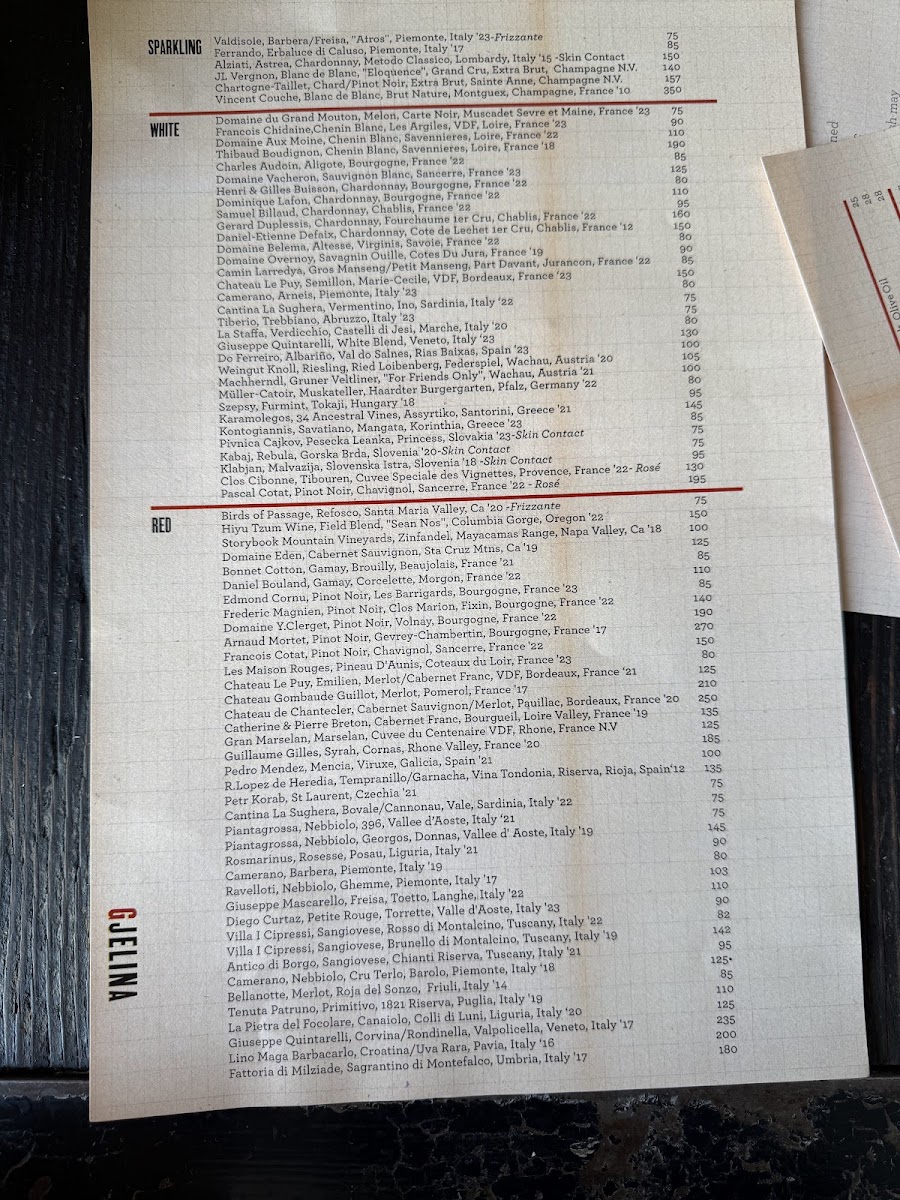 Gjelina Menu - Image 2