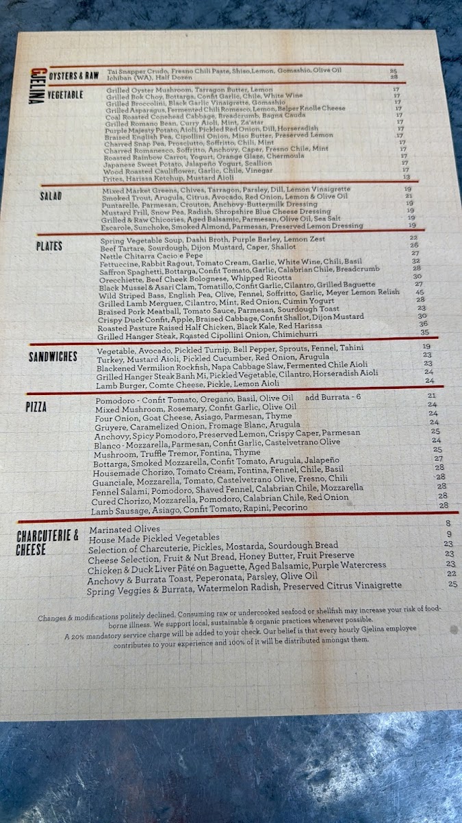 Gjelina Menu - Image 3